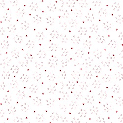 White/Red - Triangles